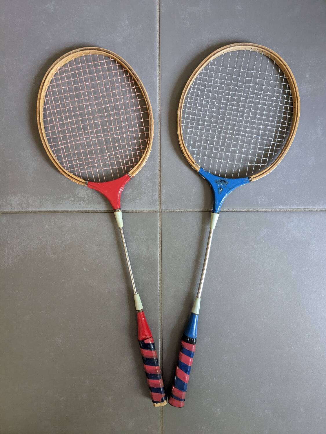 Vintage badminton rackets