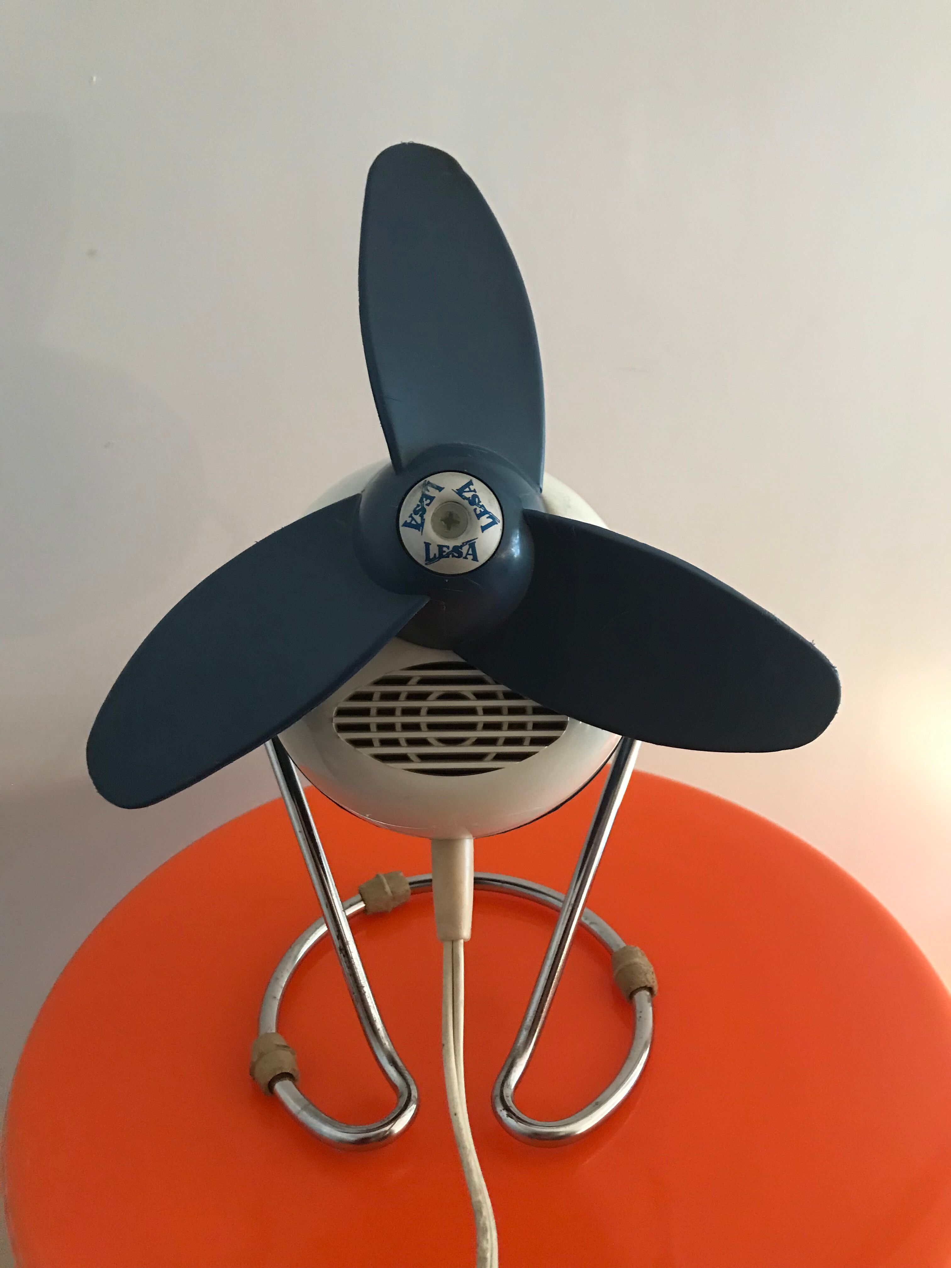 Adjustable and Italian vintage table fan