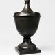 Covered cassolette in Empire style, patinated bronze, India, 1960s-1980s.