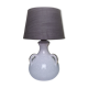 Lampe en ceramique à anses en email craquelée et dorures de Accolay