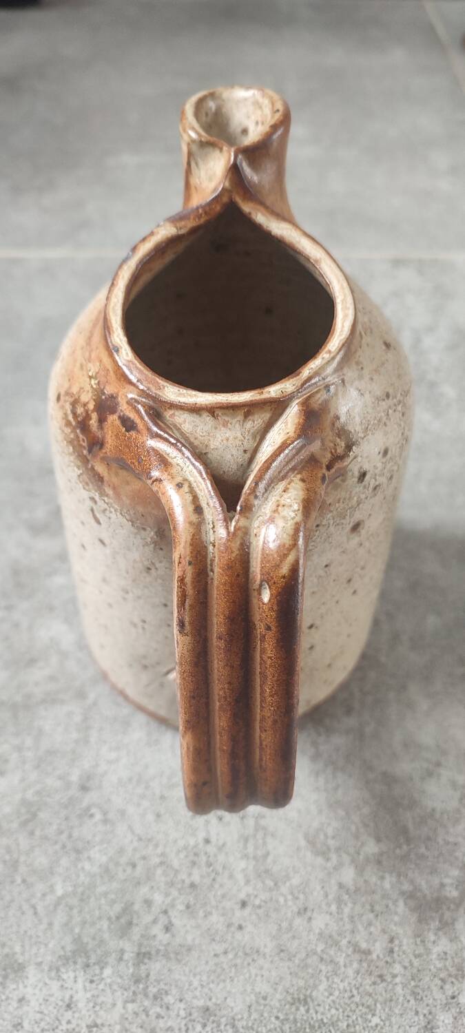 Service trio in pyrite stone Puisaye Jean-Pierre Prud'homme.