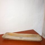 bol à pâte en bois antique * auge à pain de ferme sculptée à la main * rustique