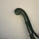 Old garden bench, cast iron foot early 20th