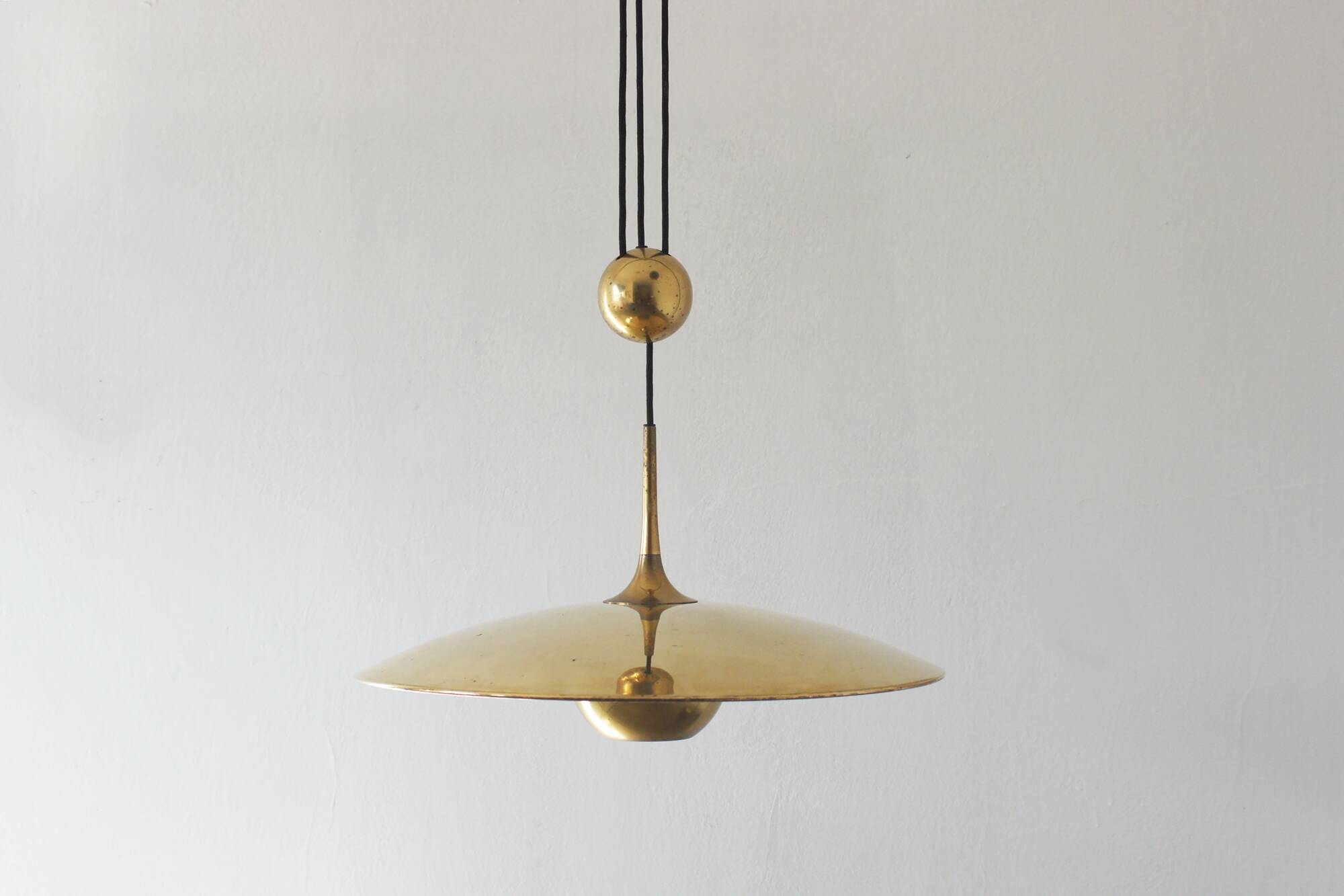 Pendant Lamp in Brass by Florian Schulz