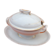Sauceboat with lid XIXth Porcelaine de Paris