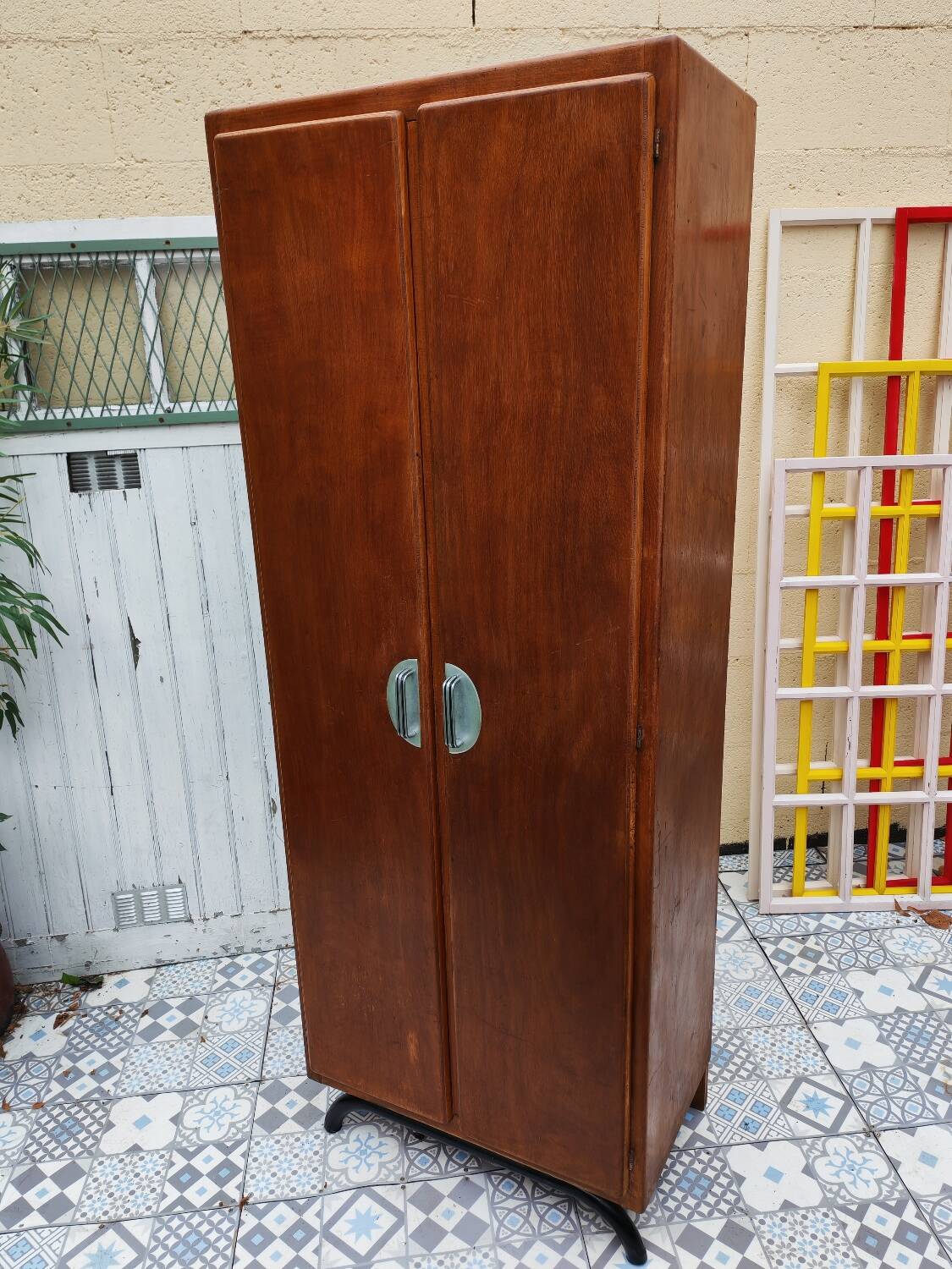 Old boarding school wardrobe - 1950s