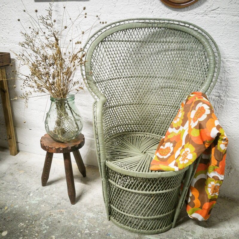 Emmanuelle armchair in buri