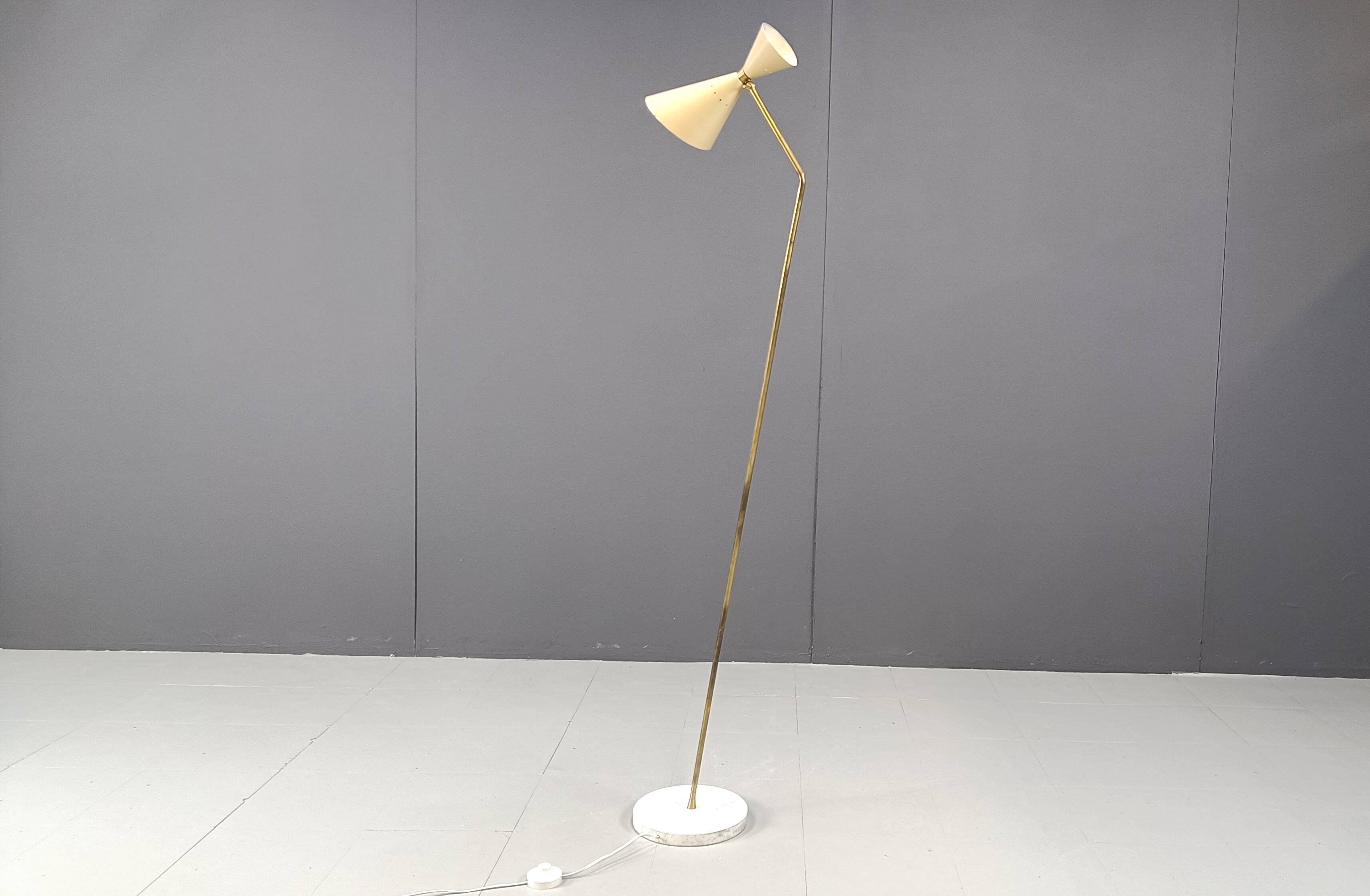 Vintage diabolo floor lamp, 1960s