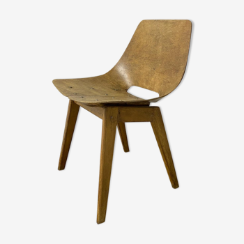 Chaise Amsterdam première édition Steiner Guariche