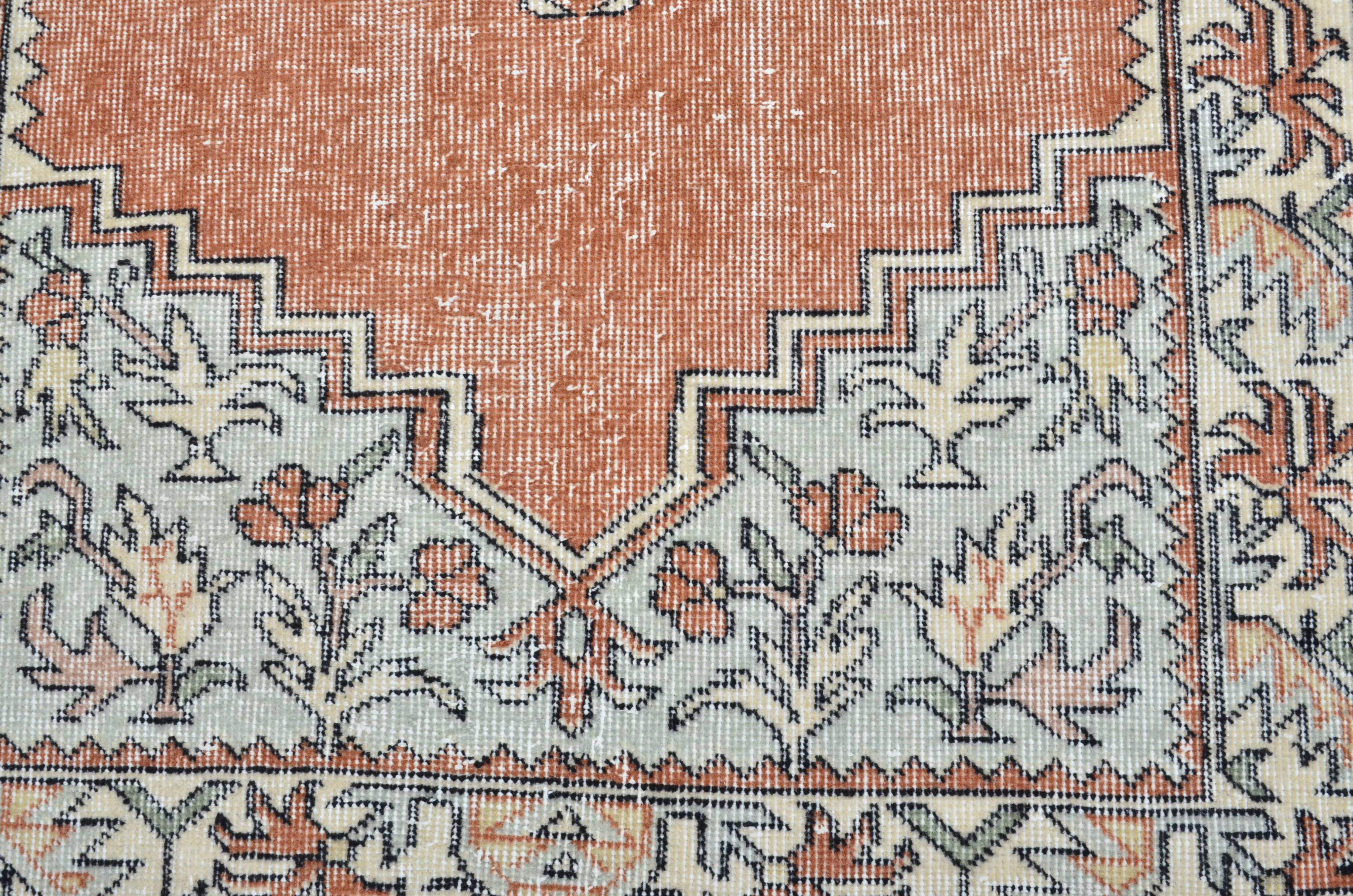 Tapis anatolien vintage Oushak sku 3142
