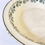 Digoin & Sarreguemines round dish, Rosa model, between 1920 and 1950