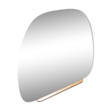 Mirror on symmetrical furniture 60s - 92x93cm