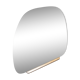 Miroir sur meuble symétrique 60's - 92x93cm