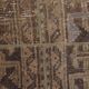 Tapis vintage turc de oushak tissé à la main 53x560 cm