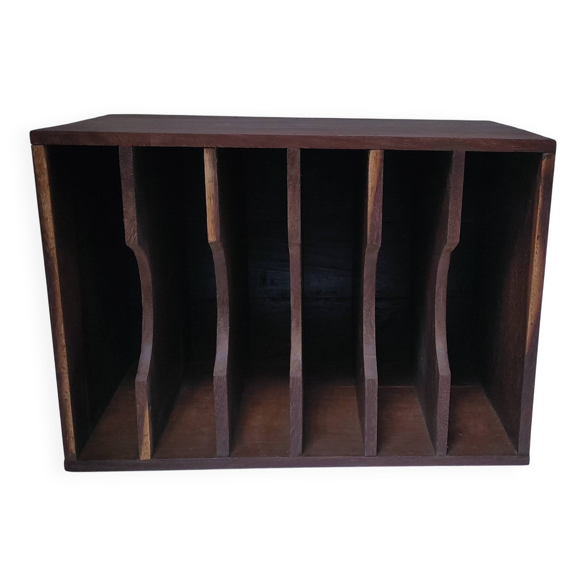 vintage patinated solid wood shelf