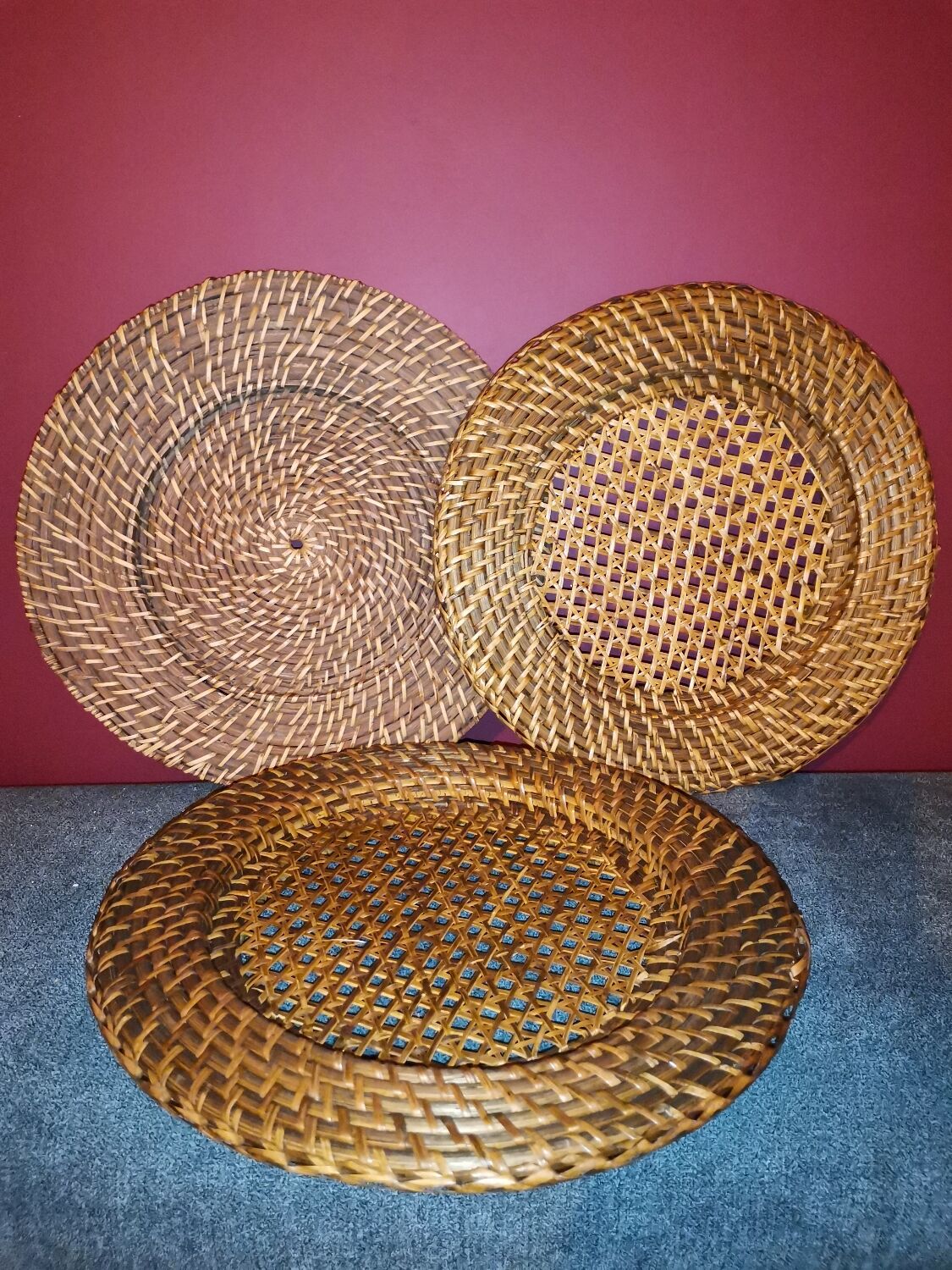 Rattan underplate