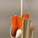 Danish vintage hanging lamp, model Pantre designed Bent Karlby for Lyfa in the 60s.