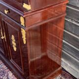 Mahogany bookcase 10 doors
