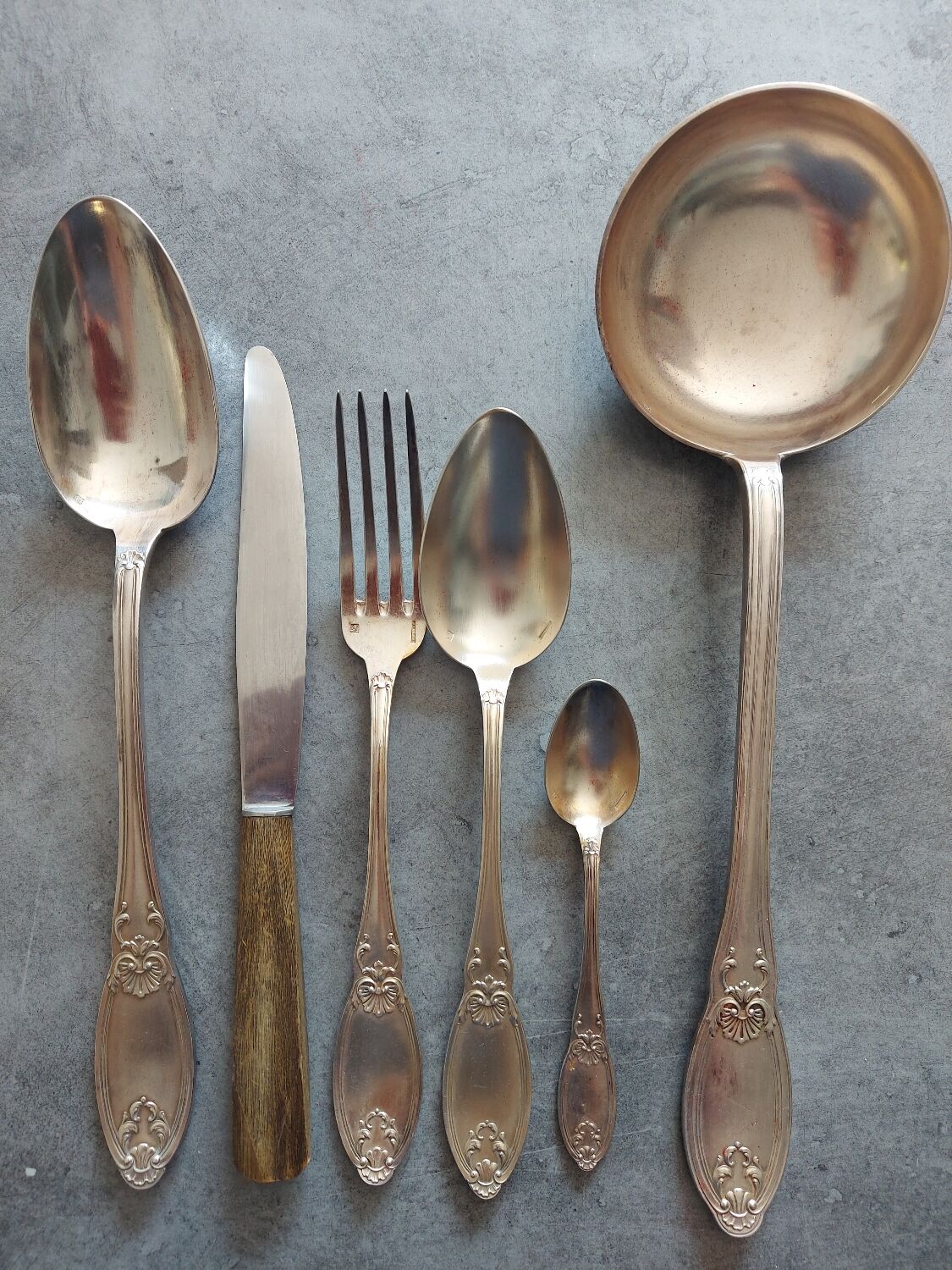 Silver-plated cutlery