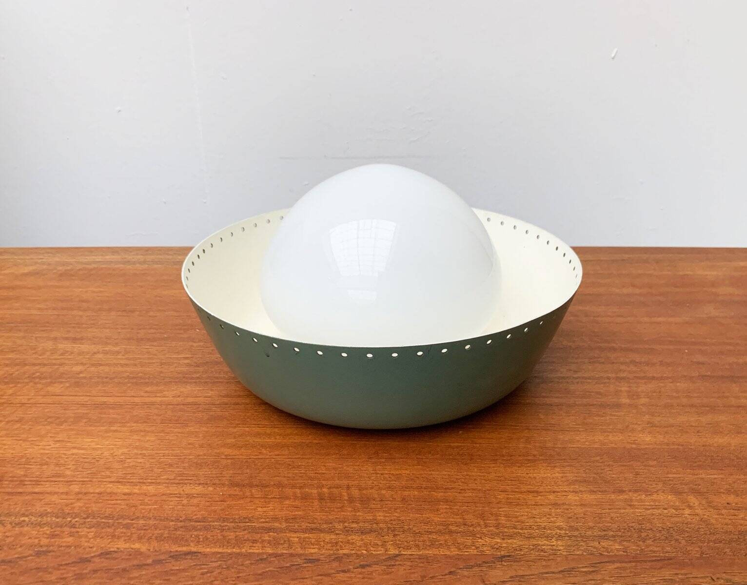 Mid-century German minimalist ceiling lamp by Bega.