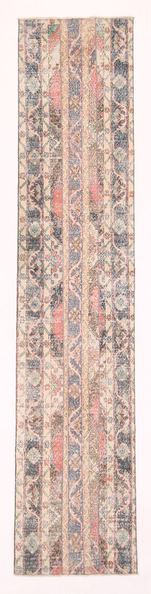 2x11 turkish vintage patchwok rug, 2x11 patchwork runner