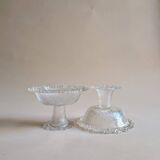 Set of 5 glass cups