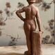 Antique Art Deco sculpture signed Delauner – Terracotta – 26 cm