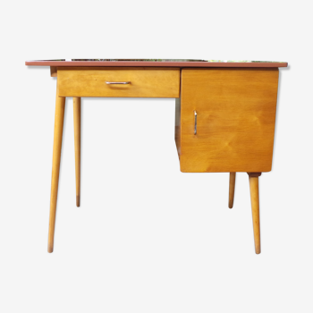 Bureau pieds compas baumann