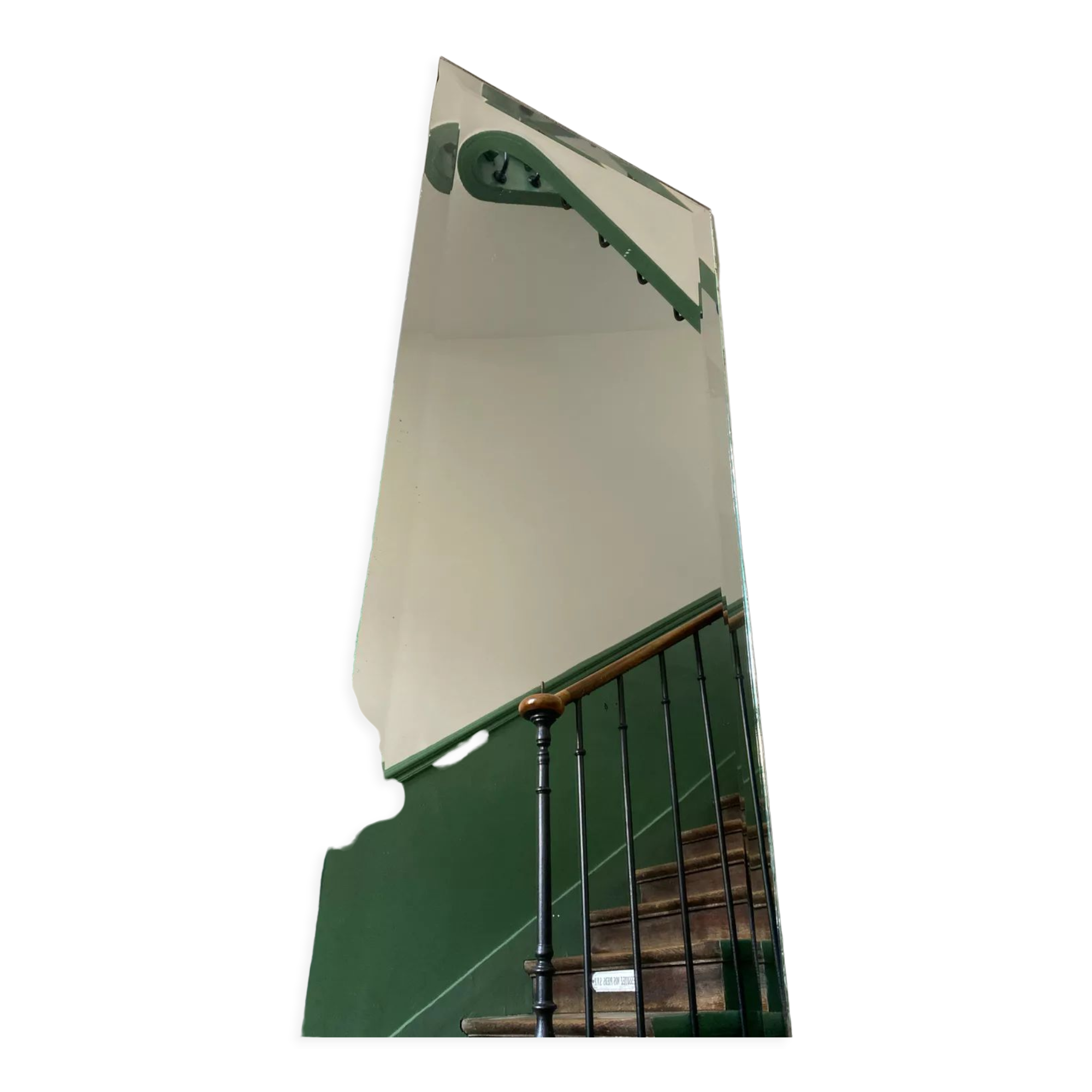 Miroir plein pied biseauté