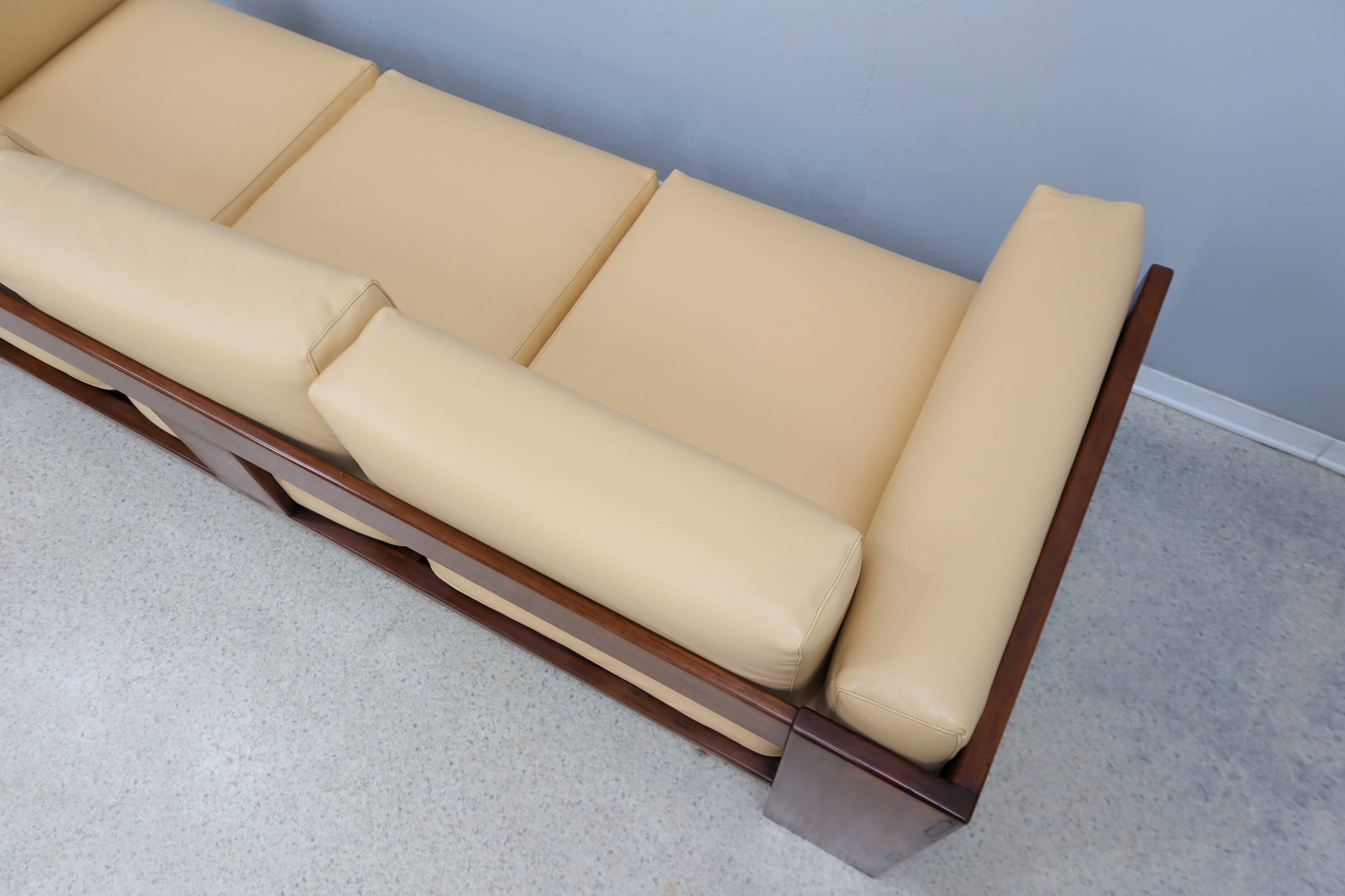 Afra & Tobia Scarpa Bastiano leather sofà GAVINA 1960s