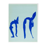 Lithograph Henri Matisse Acrobats paper cut 1958