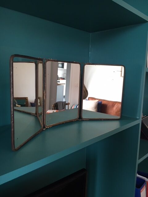 Mirror Barber triptych 55 x 25