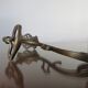 4 hooks Art Nouveau bronze