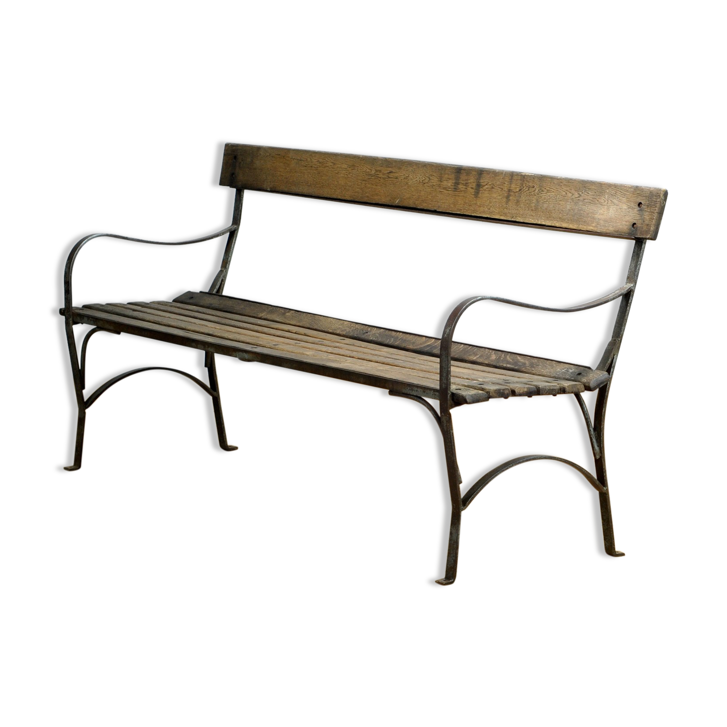 Banc de jardin des années 40