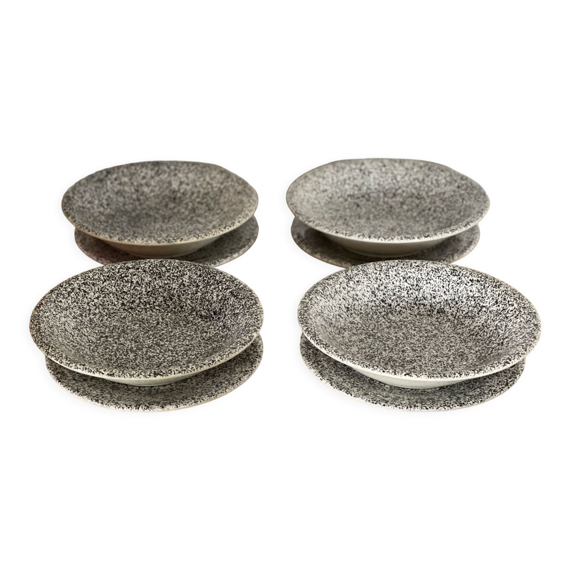 8 assiettes en céramique italienne