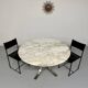Table ronde en marbre T69 design Osvaldo Borsani pour Tecno an 70
