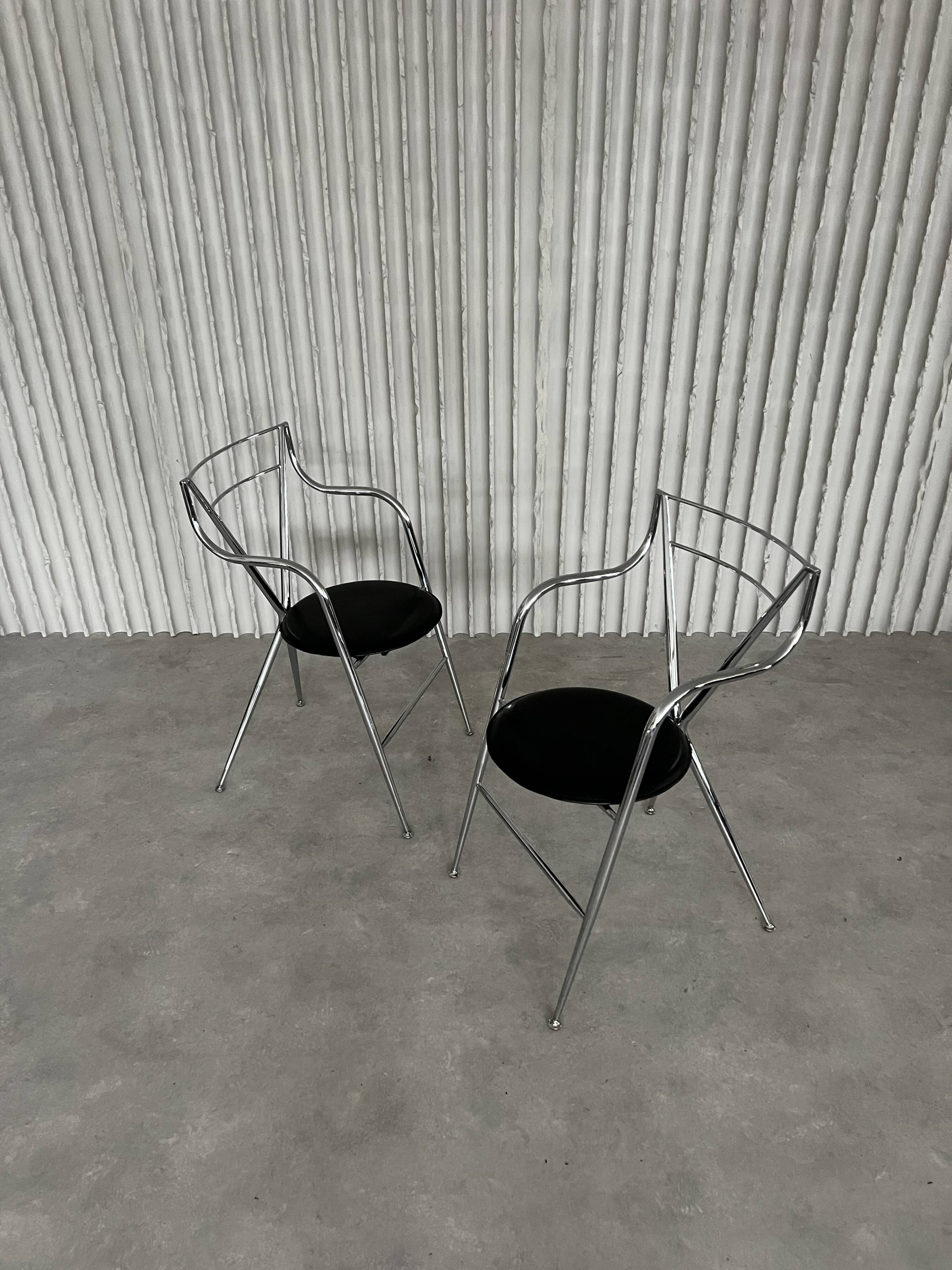 Set of 8 “Cinderella” chairs by Hiroyuki Yamakado