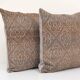 Set of 2 vintage kilim cushion covers 56x51 cm
