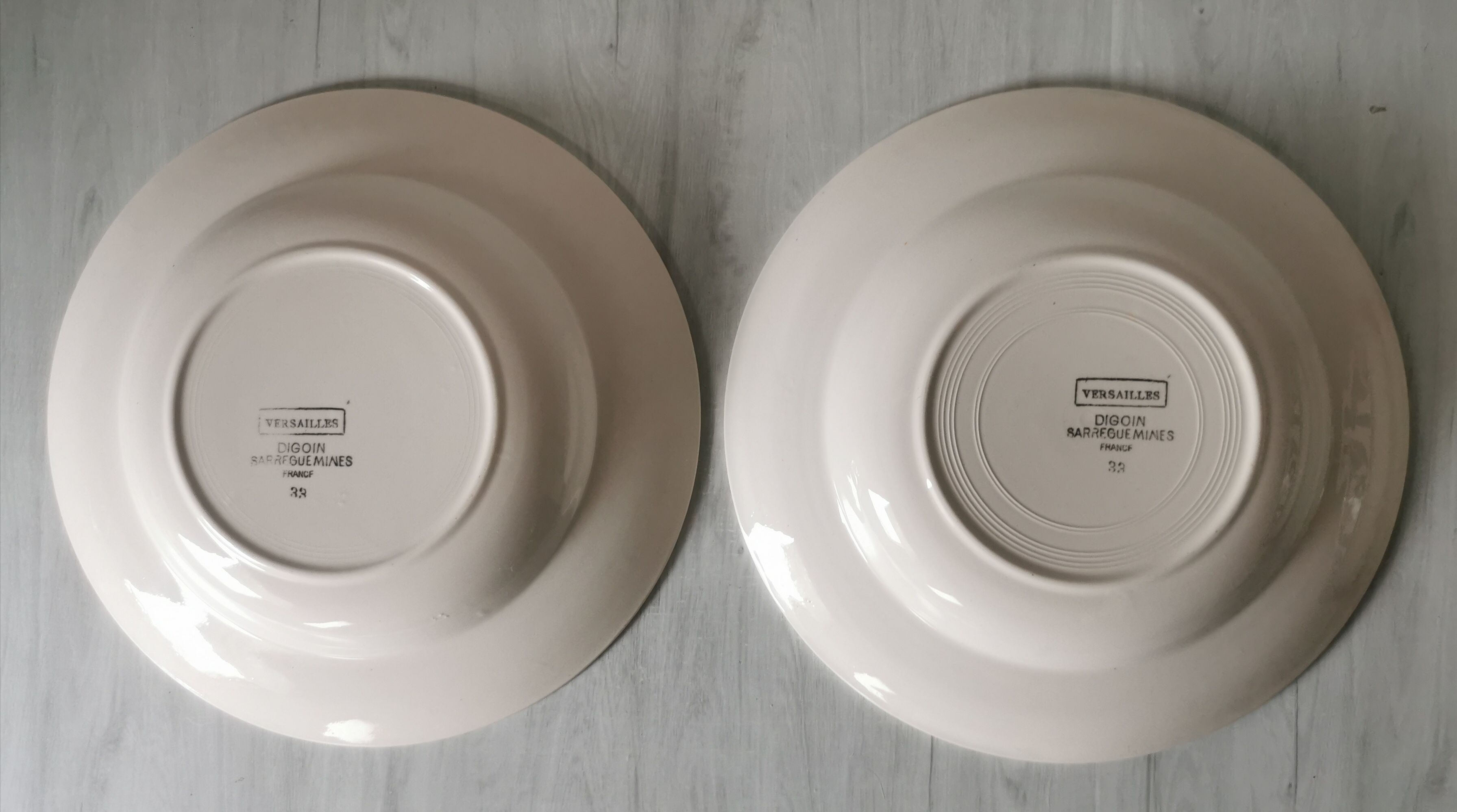 Assiettes creuses Versailles