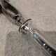 Leg of lamb handle, silver-plated metal handle, Christofle Marly silversmith, 21.6cm