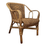 Fauteuil enfant en rotin