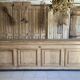 Exceptional large oak counter 288 cm