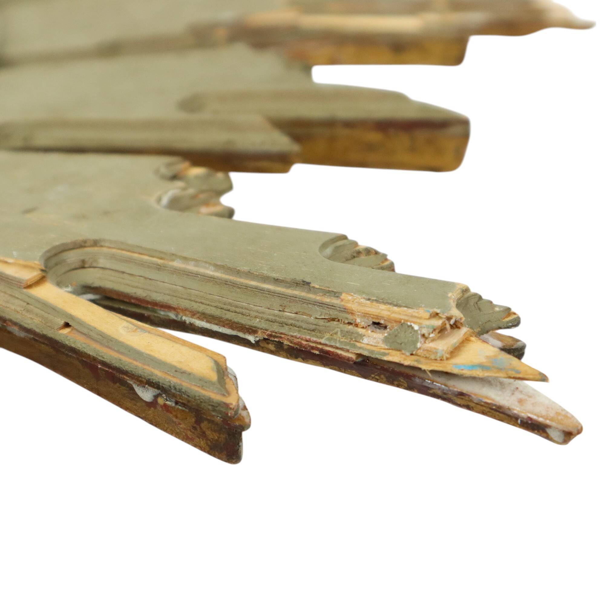 Large Wooden Sun Mirror Sunburst Deknudt Gold Leaf 70cm