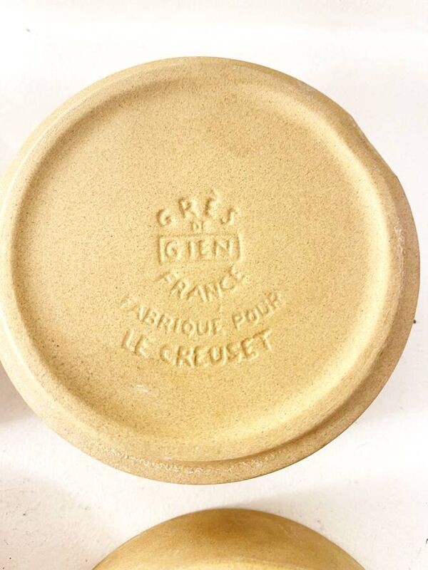 Ramequins en grès de Gien pour Le Creuset, 1970