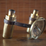 Vintage bronze wall lamp