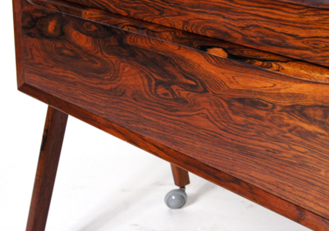 Pair of vintage Danish retro bedside tables in rosewood 60s 70s