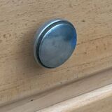 Armoire parisienne asymétrique bois brut 1950