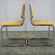 Pair of Italian Cesca Cantilever Chairs after Marcel Breuer, 1970s