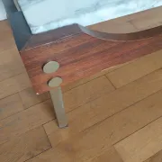 rosewood marble coffee table