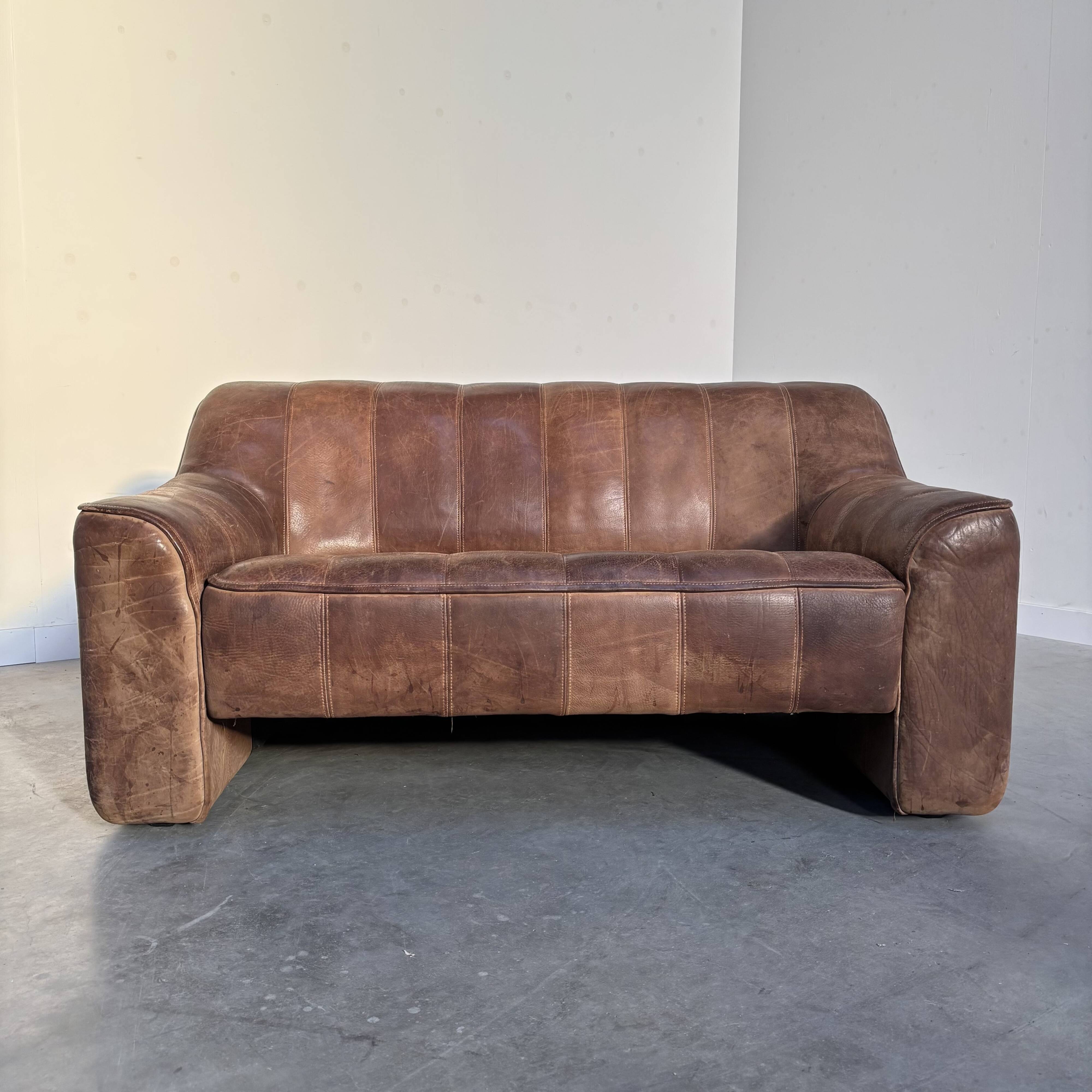 De Sede DS44 two seat sofa, 1970s